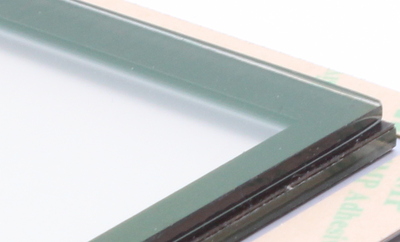 Glass with conductive layer optically bonded
