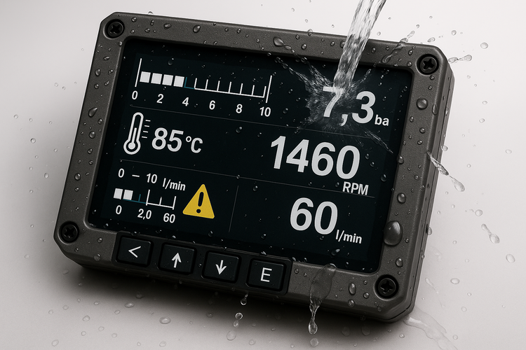 HMI Mechanical engineering_Protection against liquids HMI Mechanical engineering_Protection against liquids